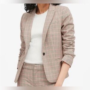 NWOT Banana Republic Plaid Blazer - Sz 2